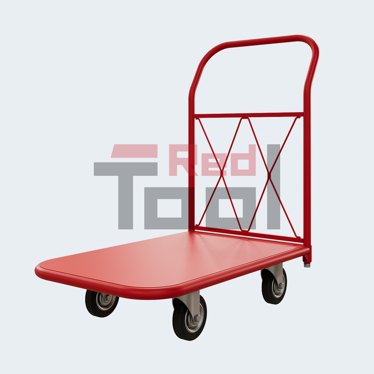 Тележка платформенная ТП 1 RT (500х800 мм) Колёса: Ø125